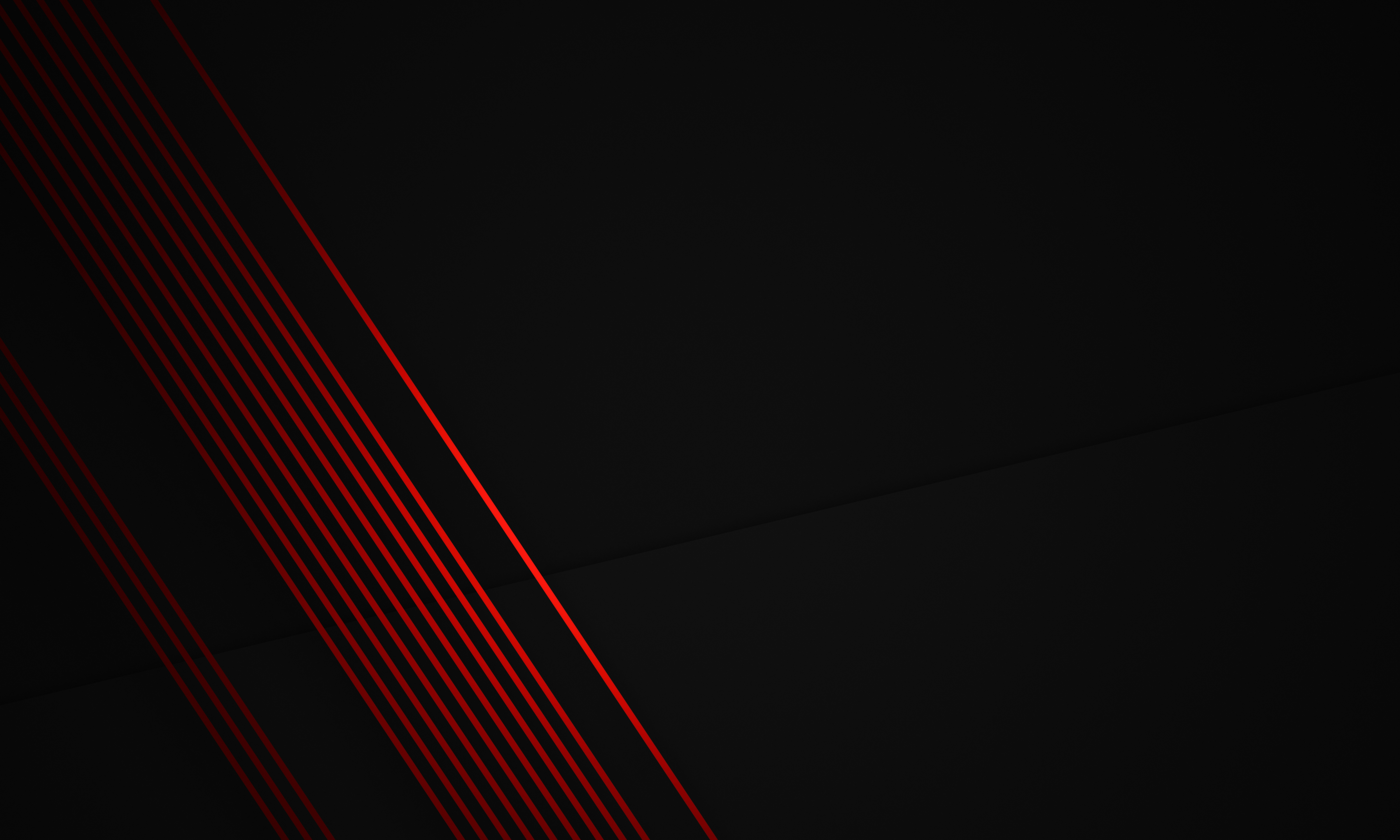 3D Abstract Red Stripped and Black Background.