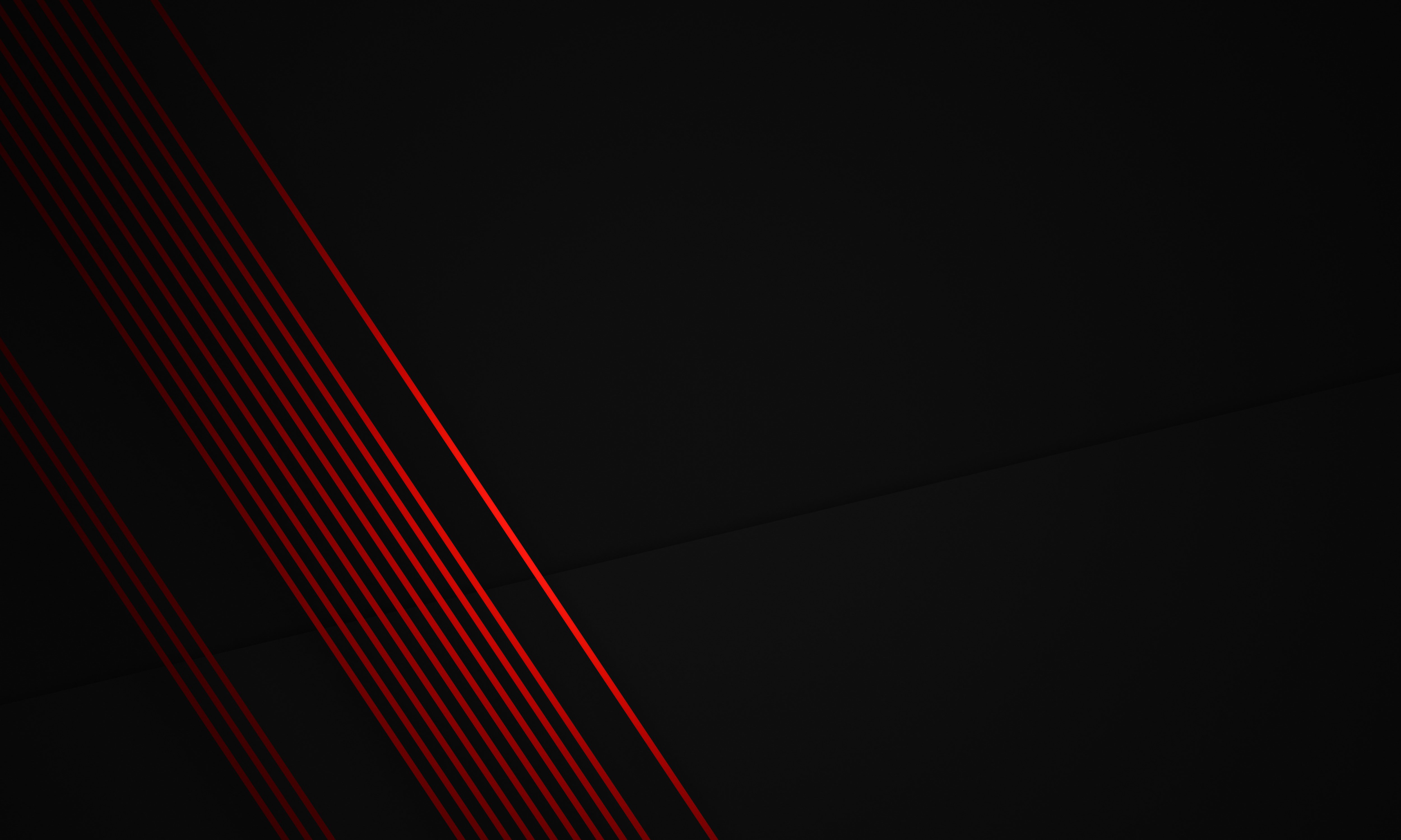3D Abstract Red Stripped and Black Background.